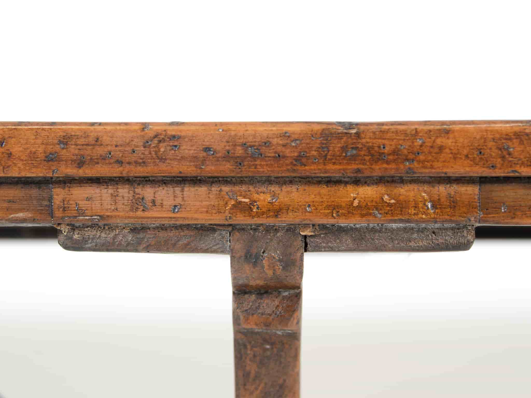 Italian 330cm polished wood dining table gallery image 5