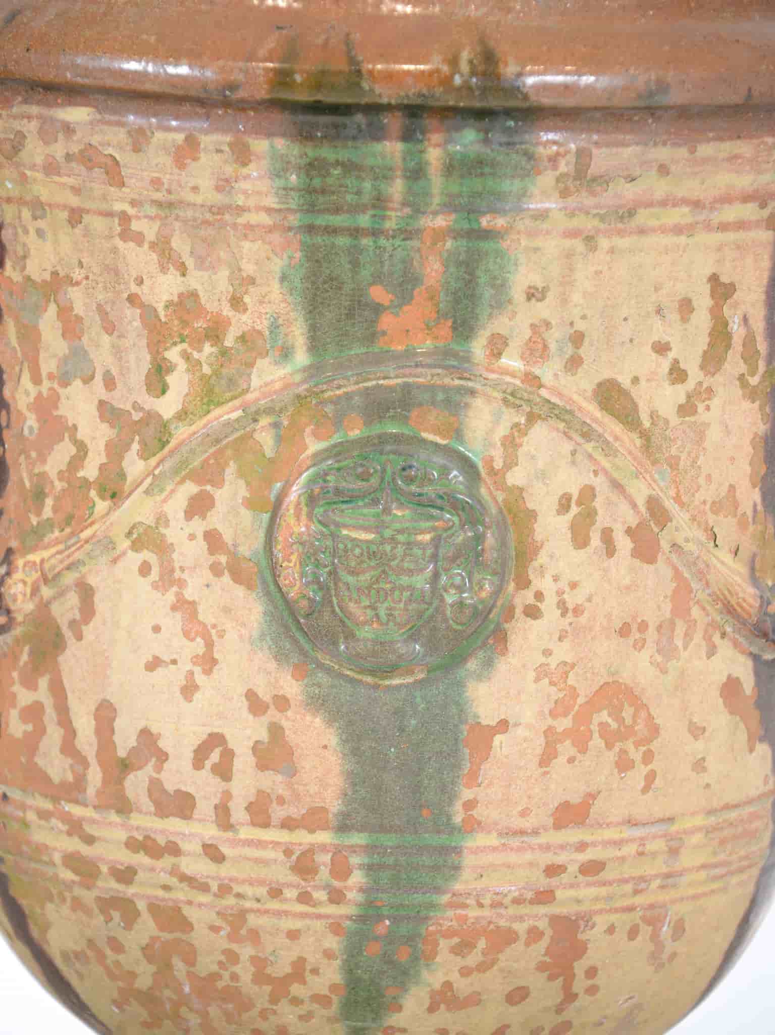 Pair of Anduze glazed planters 60cm gallery image 3