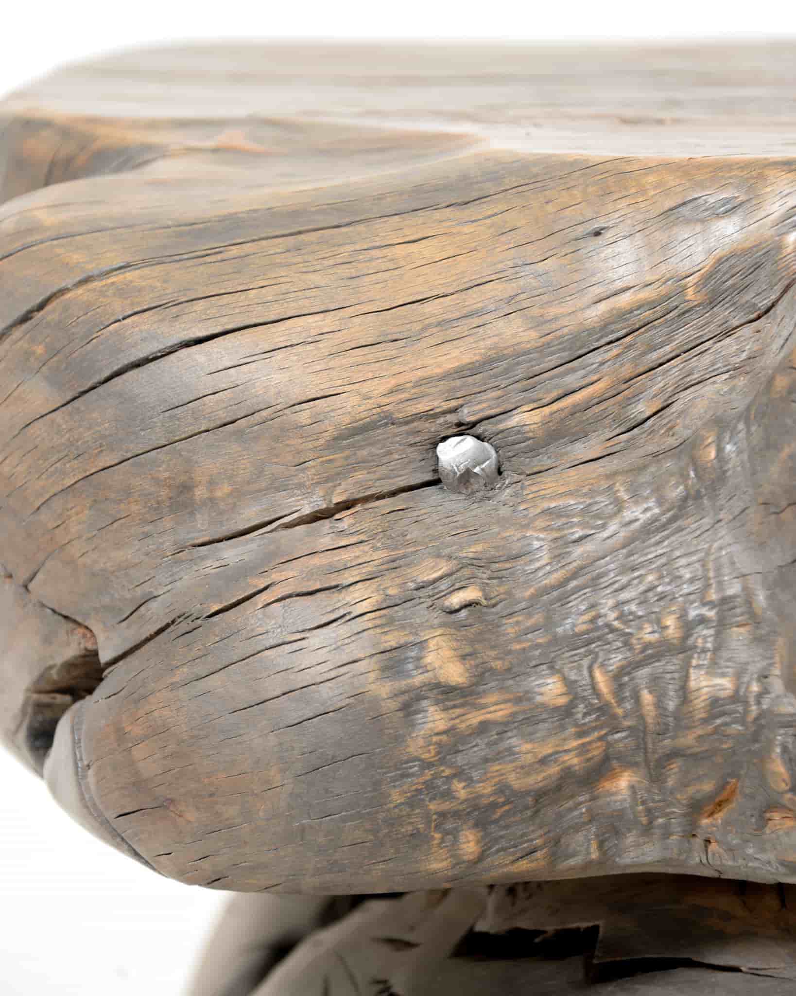 Chunky coffee table - single piece of tree trunk gallery image 5