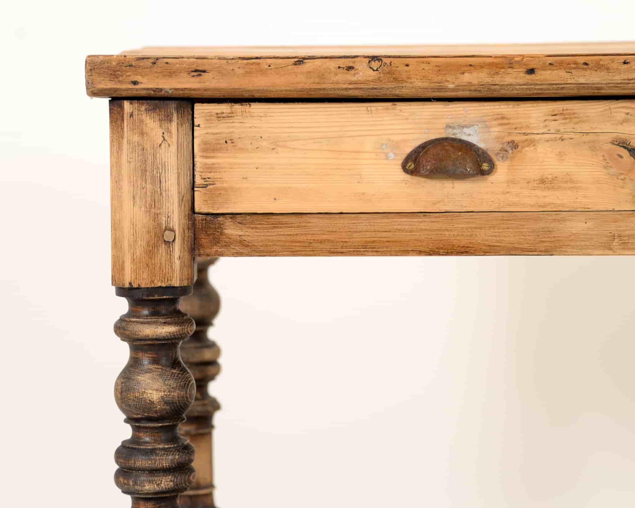 French Oak Drapers Table 158cm gallery image 1