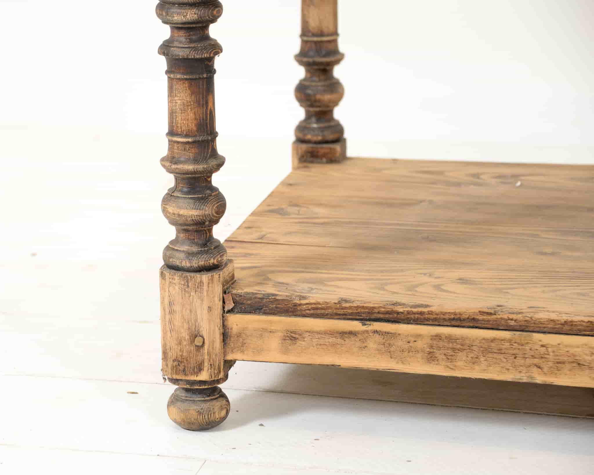French Oak Drapers Table 158cm gallery image 3