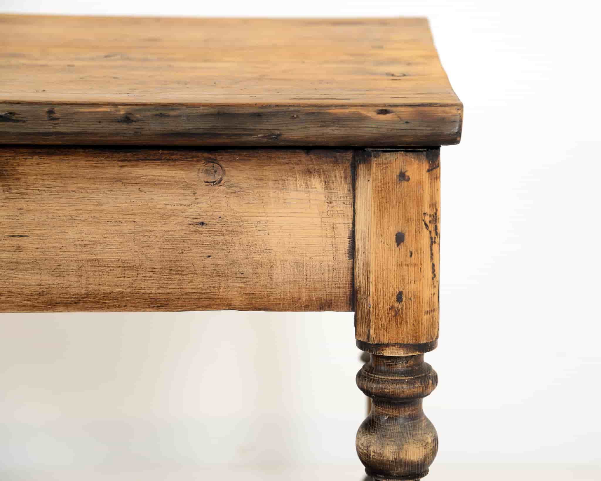 French Oak Drapers Table 158cm gallery image 4