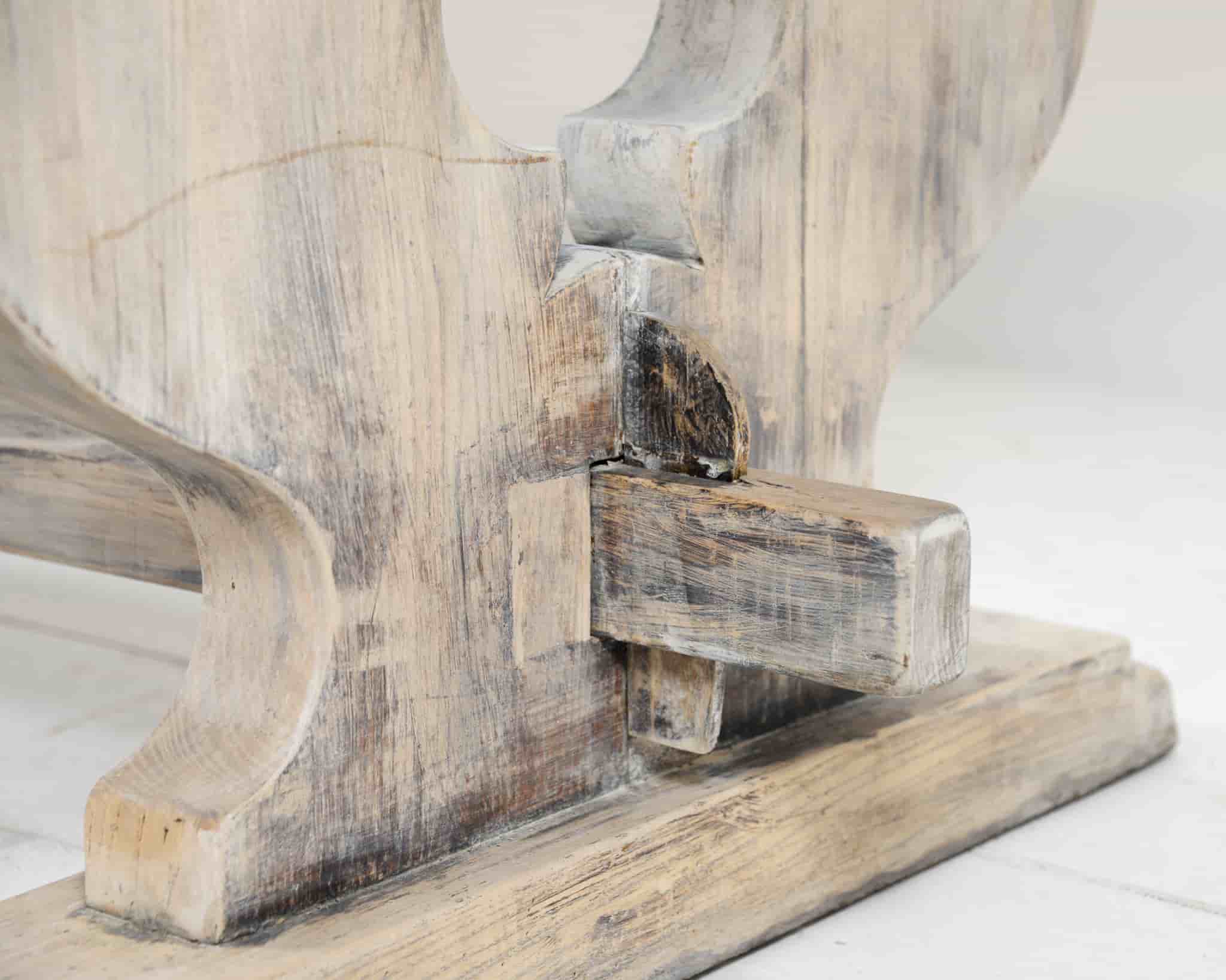 French limed oak dining table gallery image 5