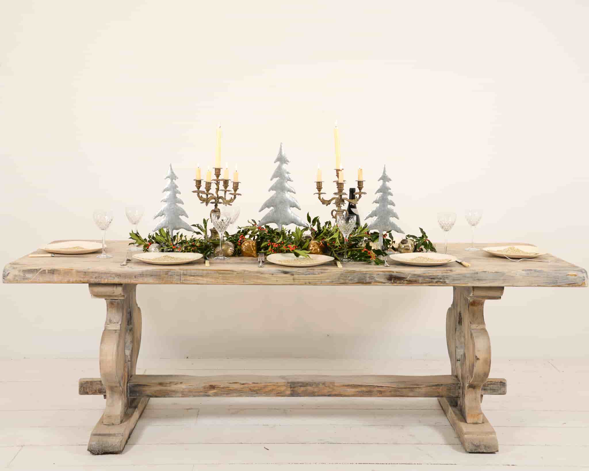 French limed oak dining table gallery image 6