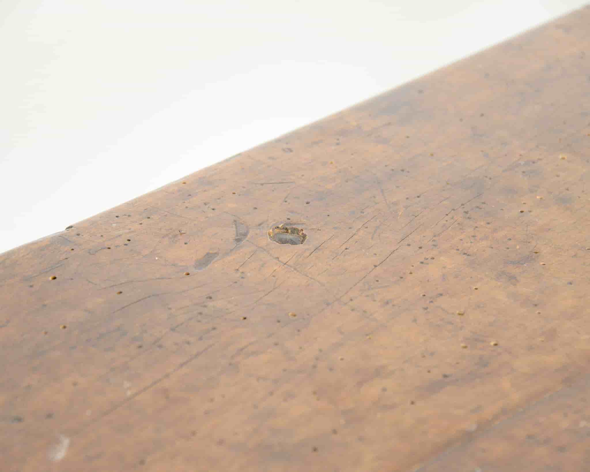 Italian walnut console table gallery image 3