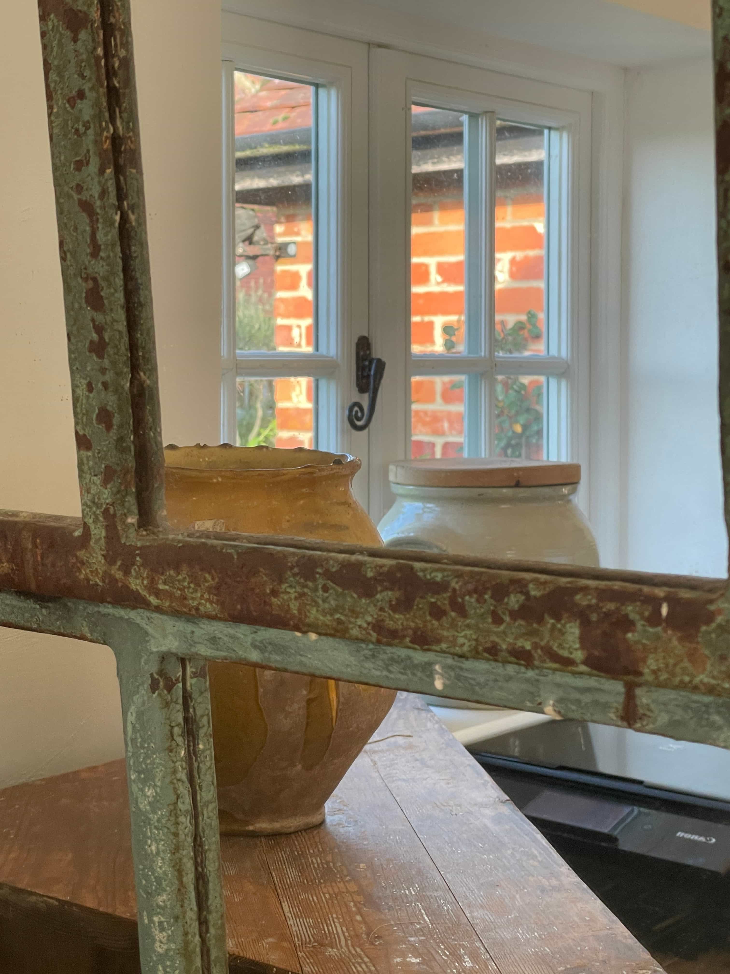 French Factory Window Mirror