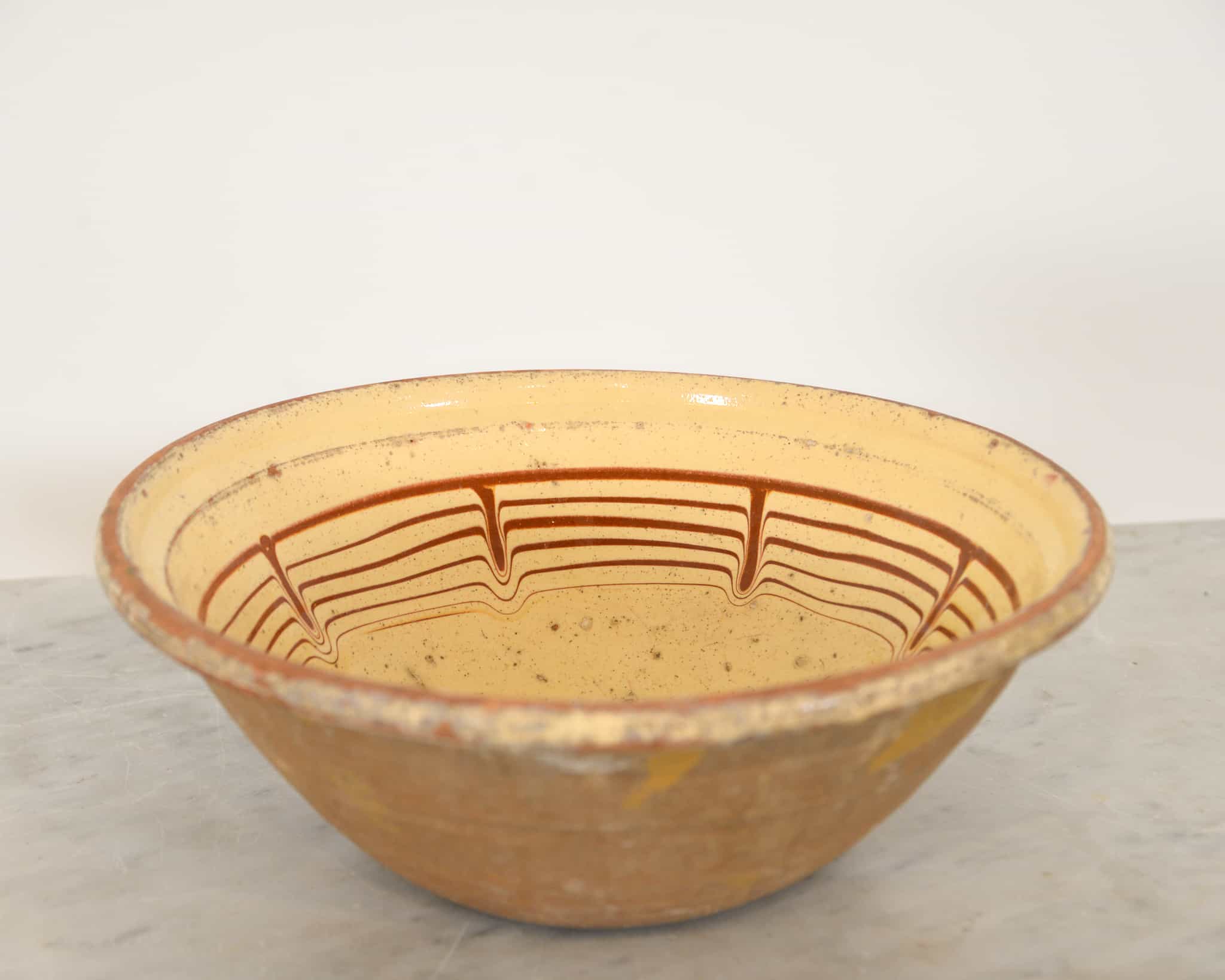 Spanish 19th century terracotta bowl