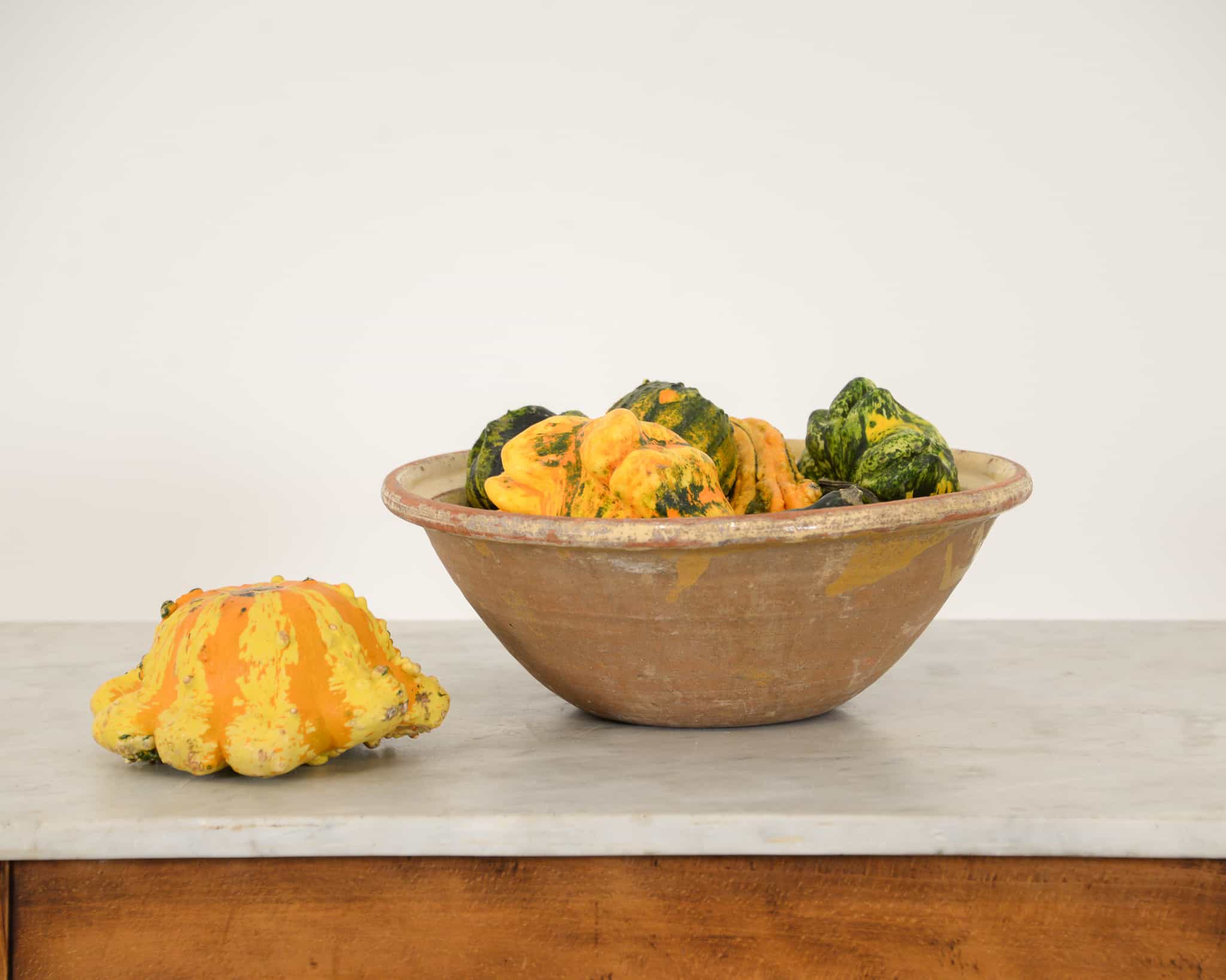 Spanish 19th century terracotta bowl