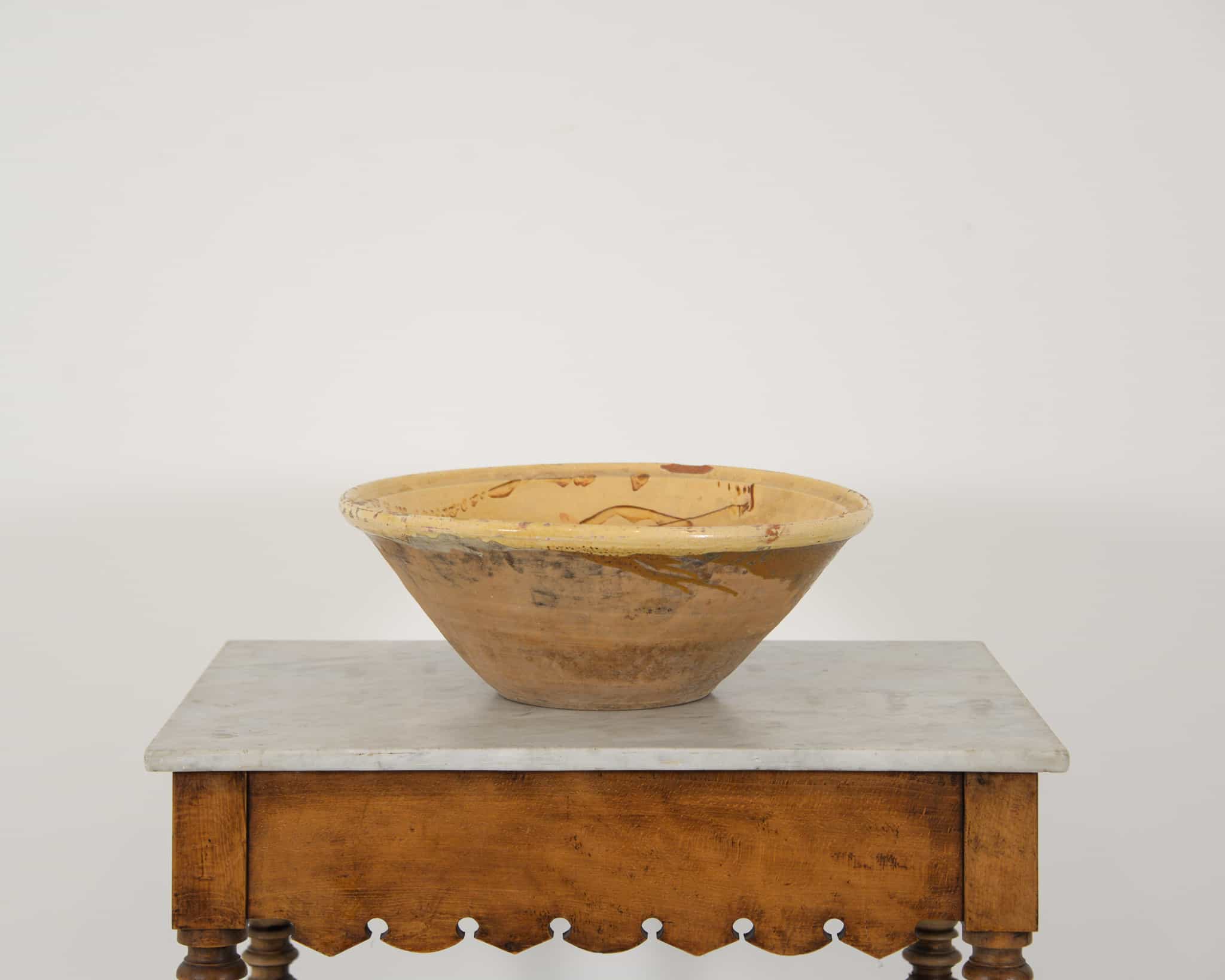 Spanish 19th century terracotta bowl