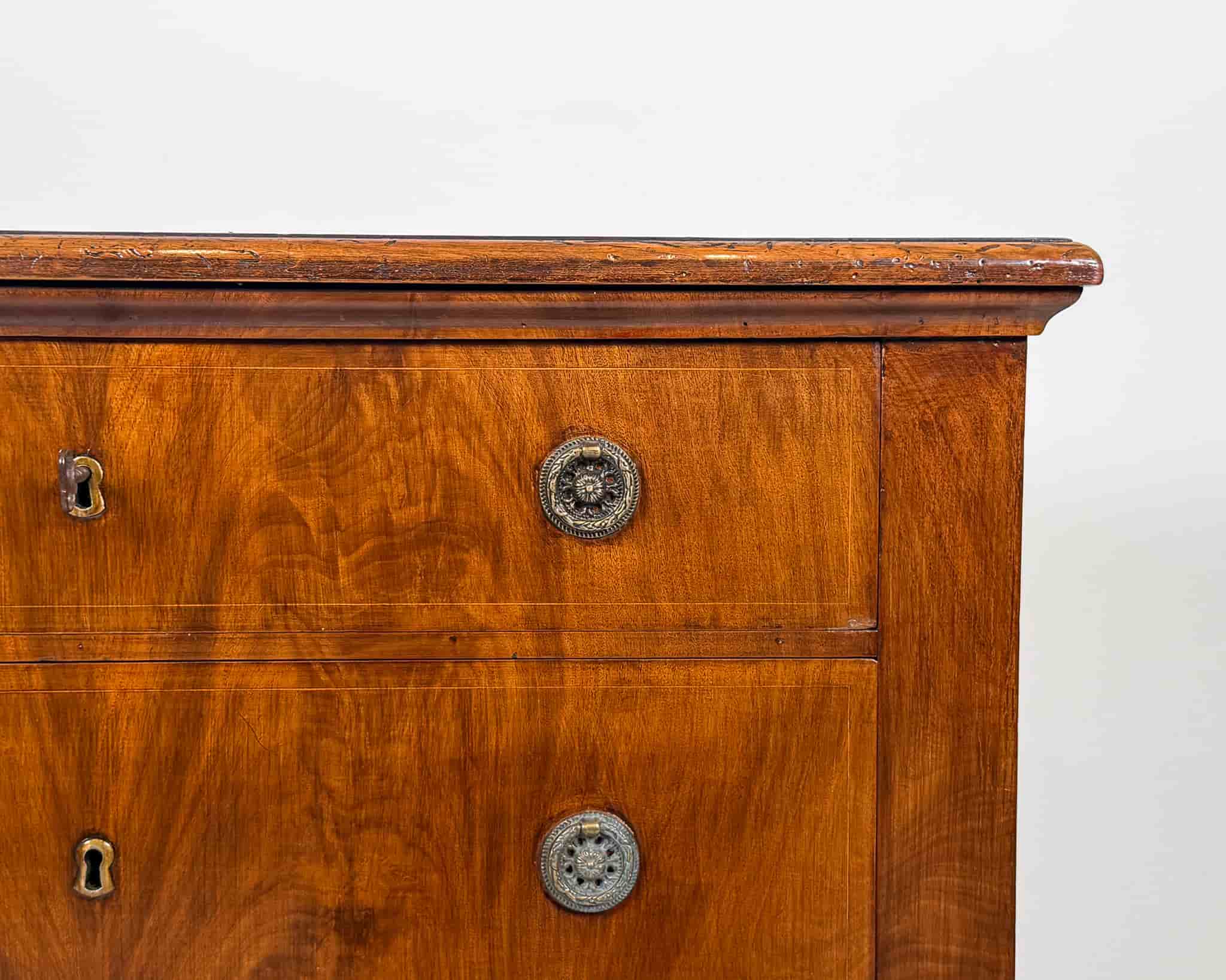 Walnut Three Drawer Commode gallery image 2