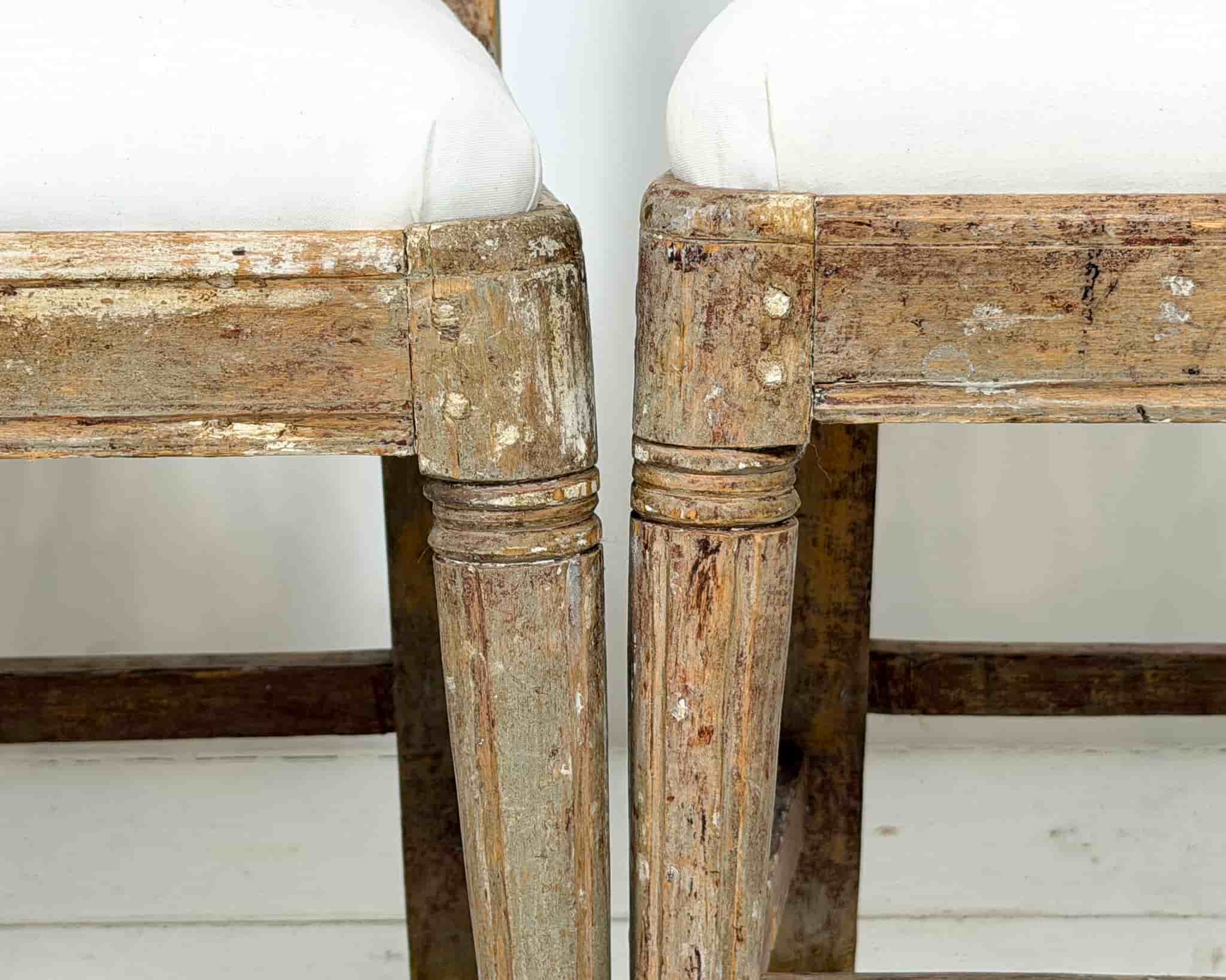 Four Gustavian Dining Chairs gallery image 2