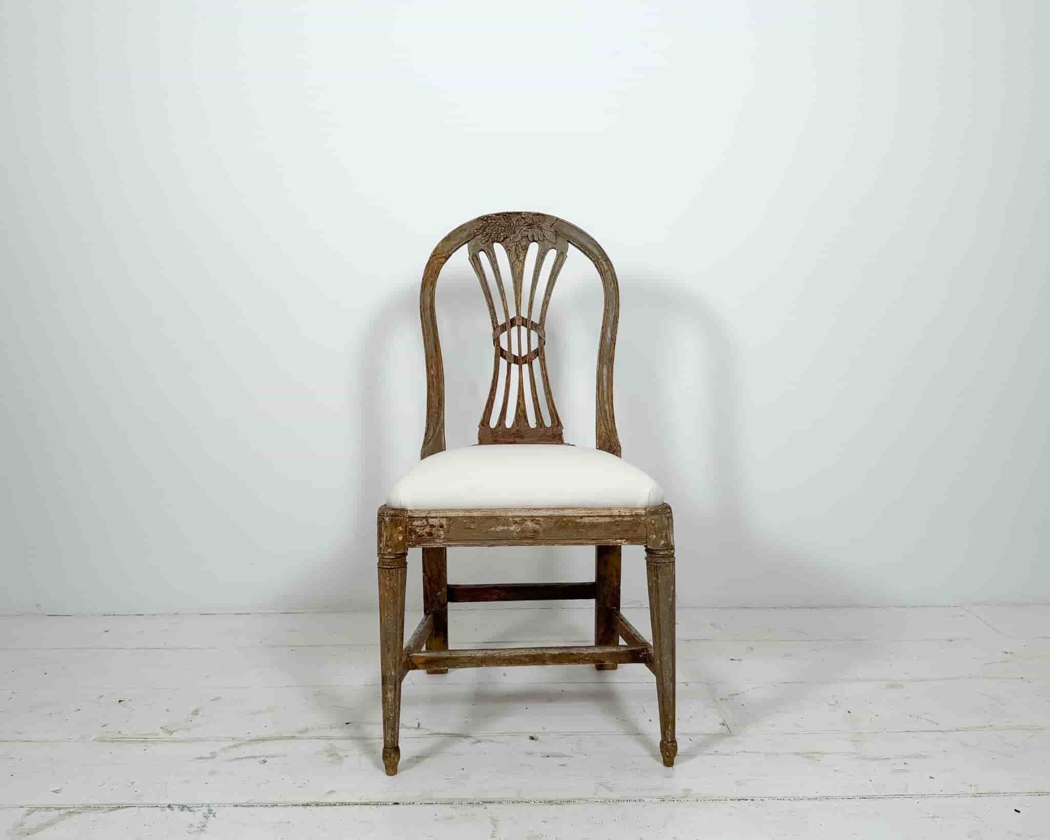 Four Gustavian Dining Chairs gallery image 5
