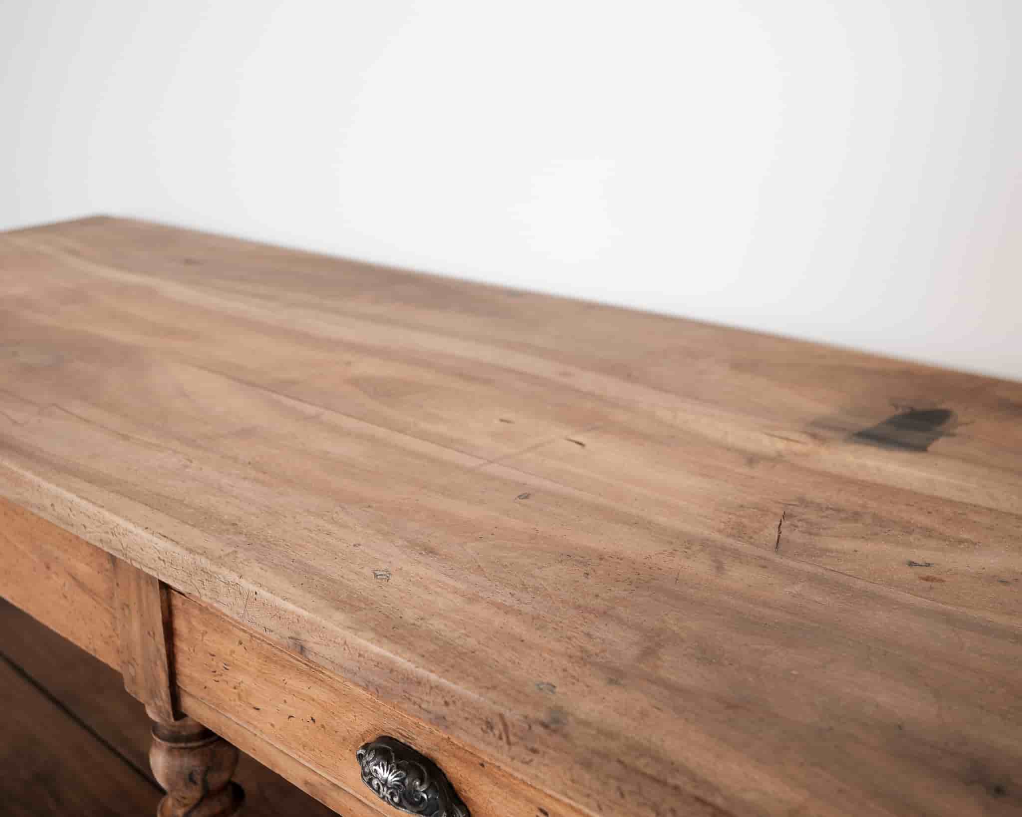 French 19th Century Walnut Draper's Table gallery image 3