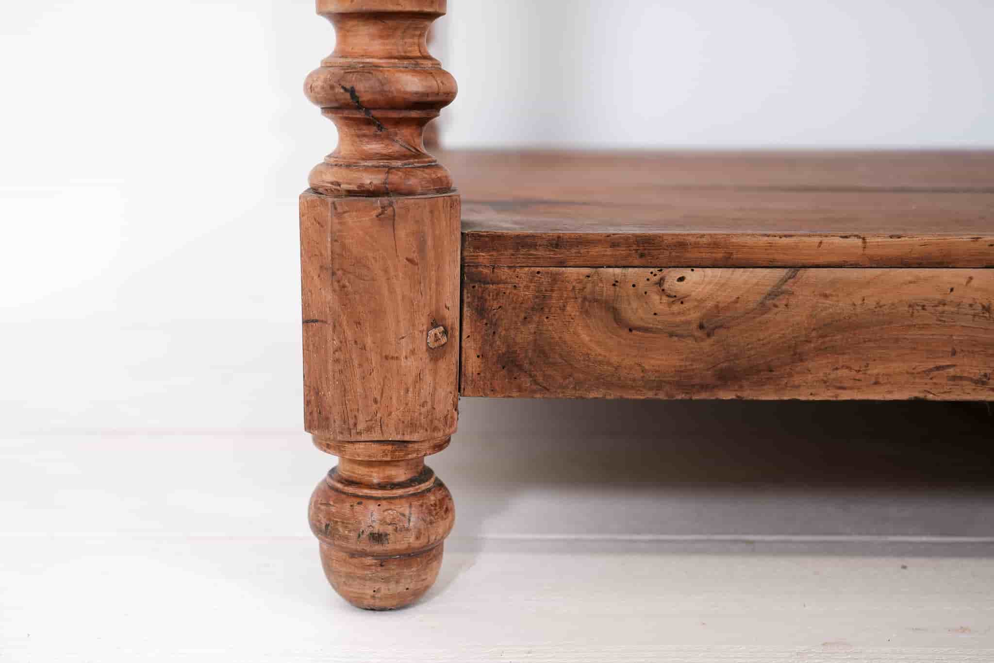 French 19th Century Walnut Draper's Table gallery image 4