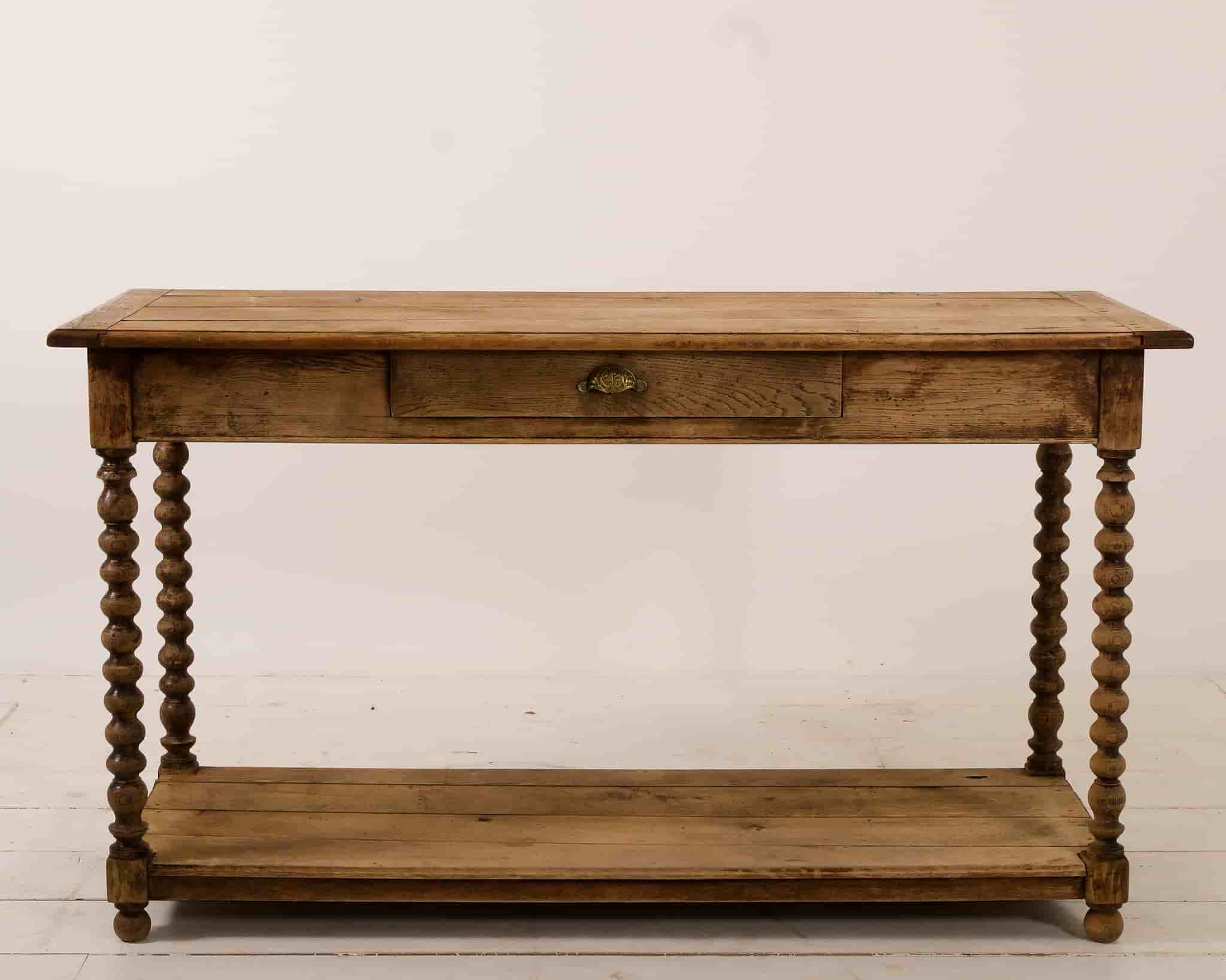 French Oak Console Table gallery image 2