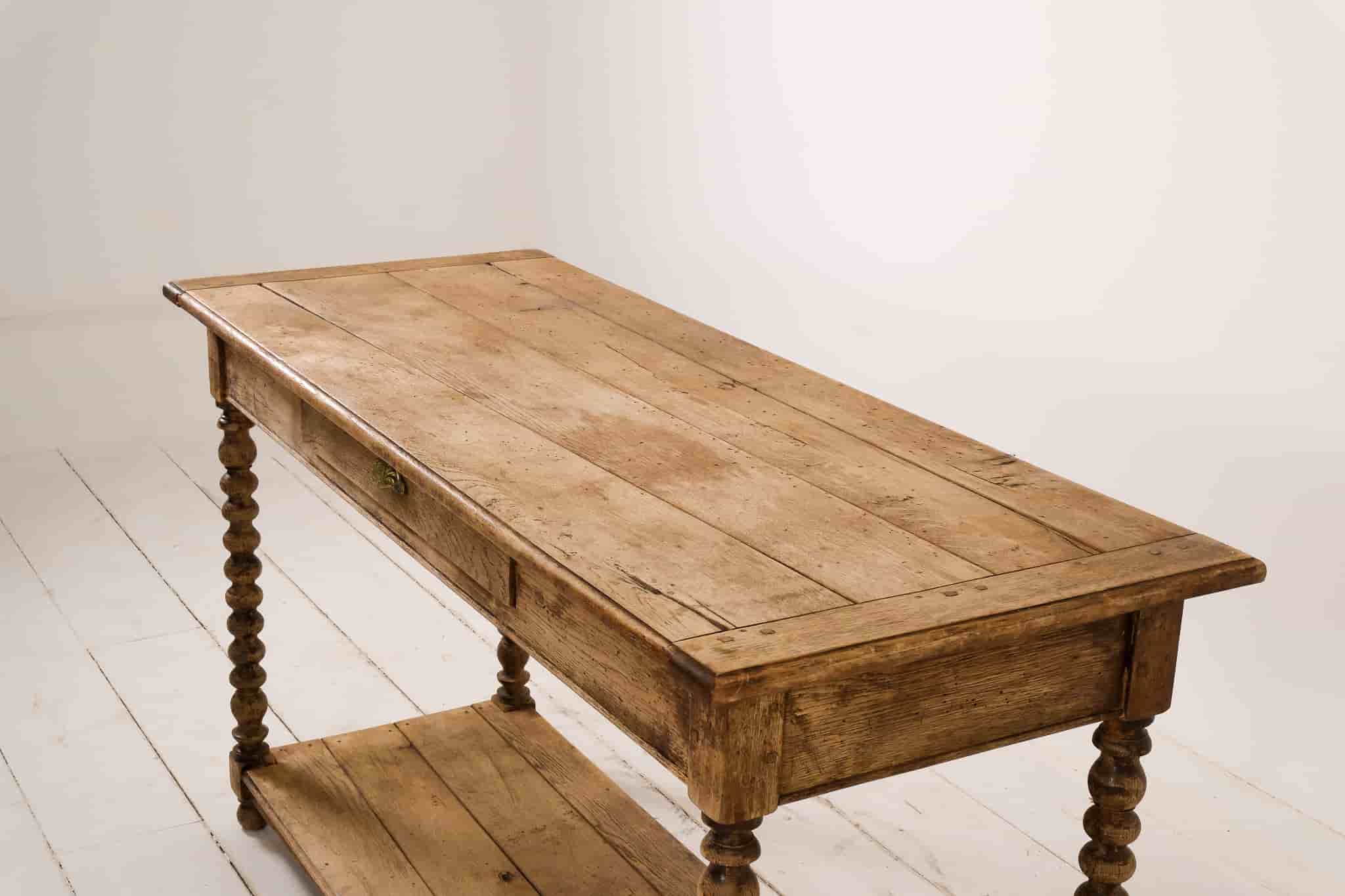 French Oak Console Table gallery image 6