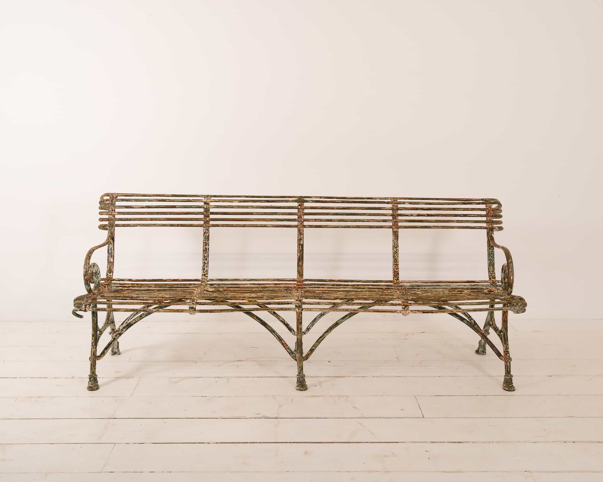 19th Century French Arras garden bench