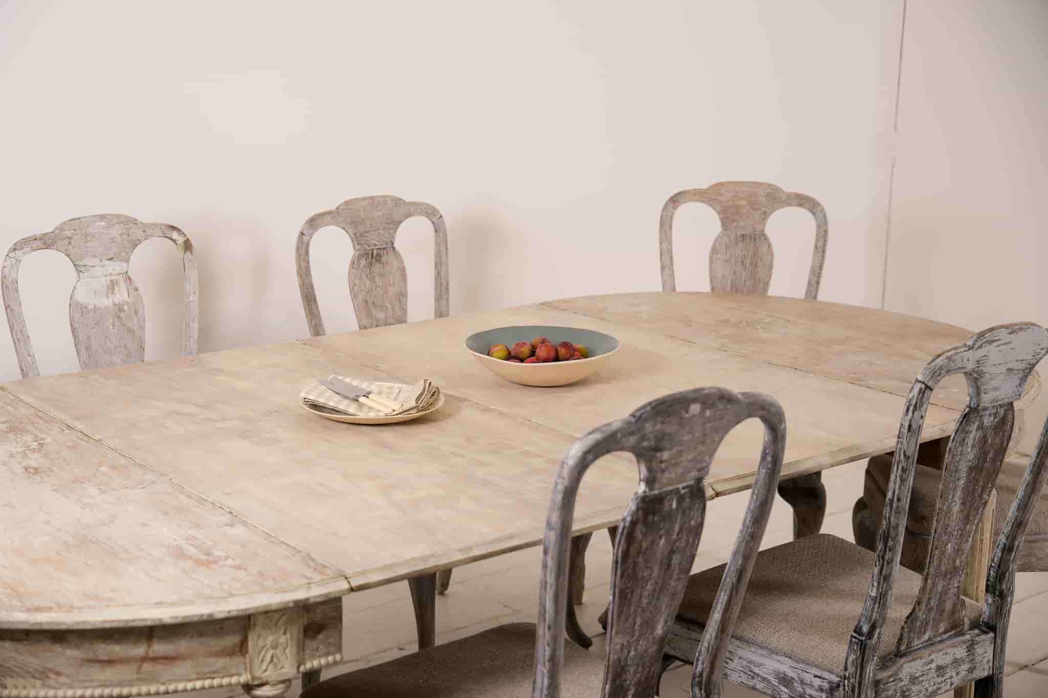 Set of 10 Swedish Dining Chairs gallery image 6