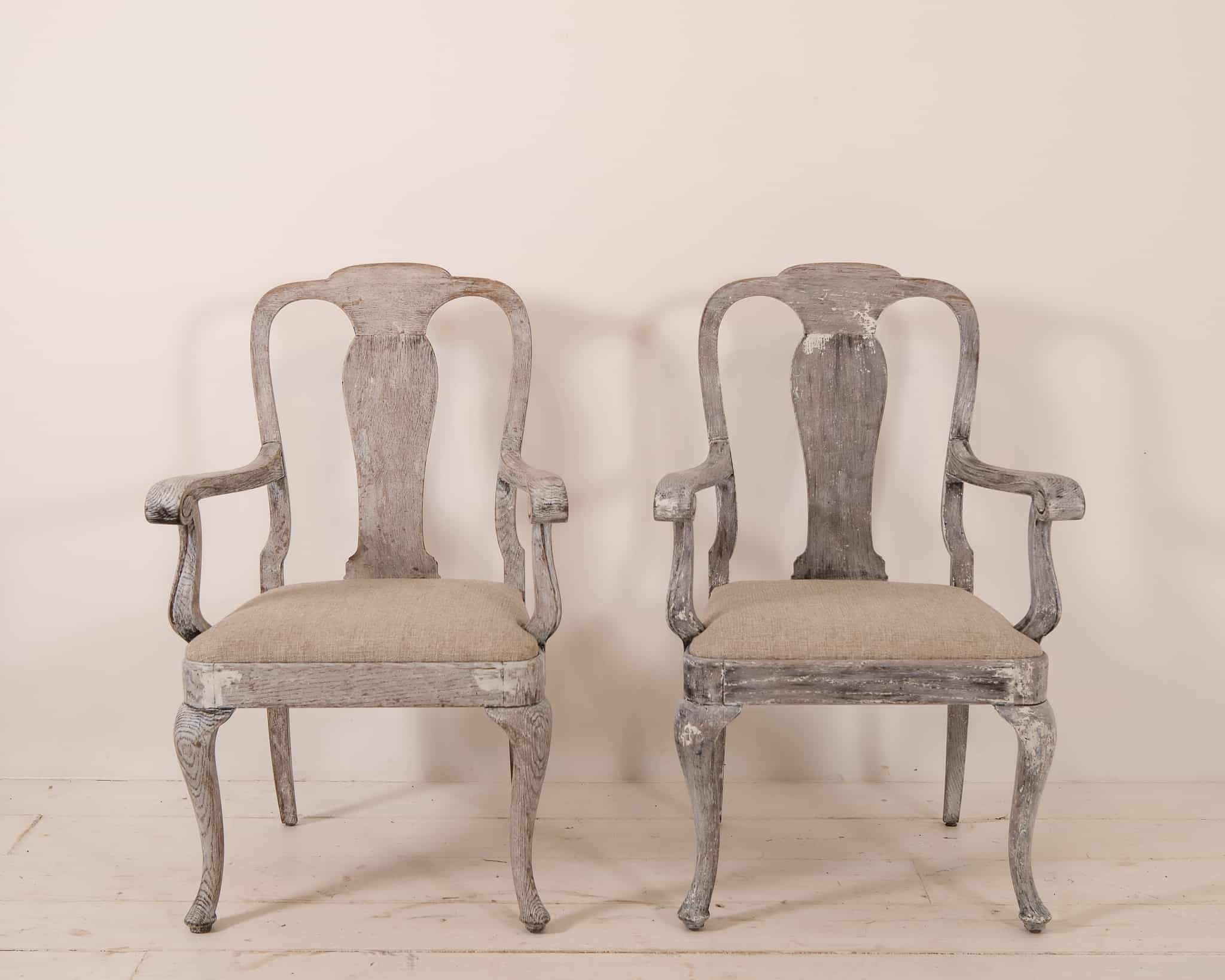 Pair of Swedish Carver Chairs main image